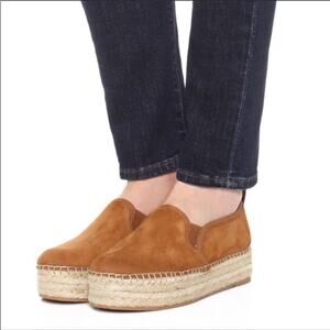Circus Sam Eldeman Tan Suede Espadrilles